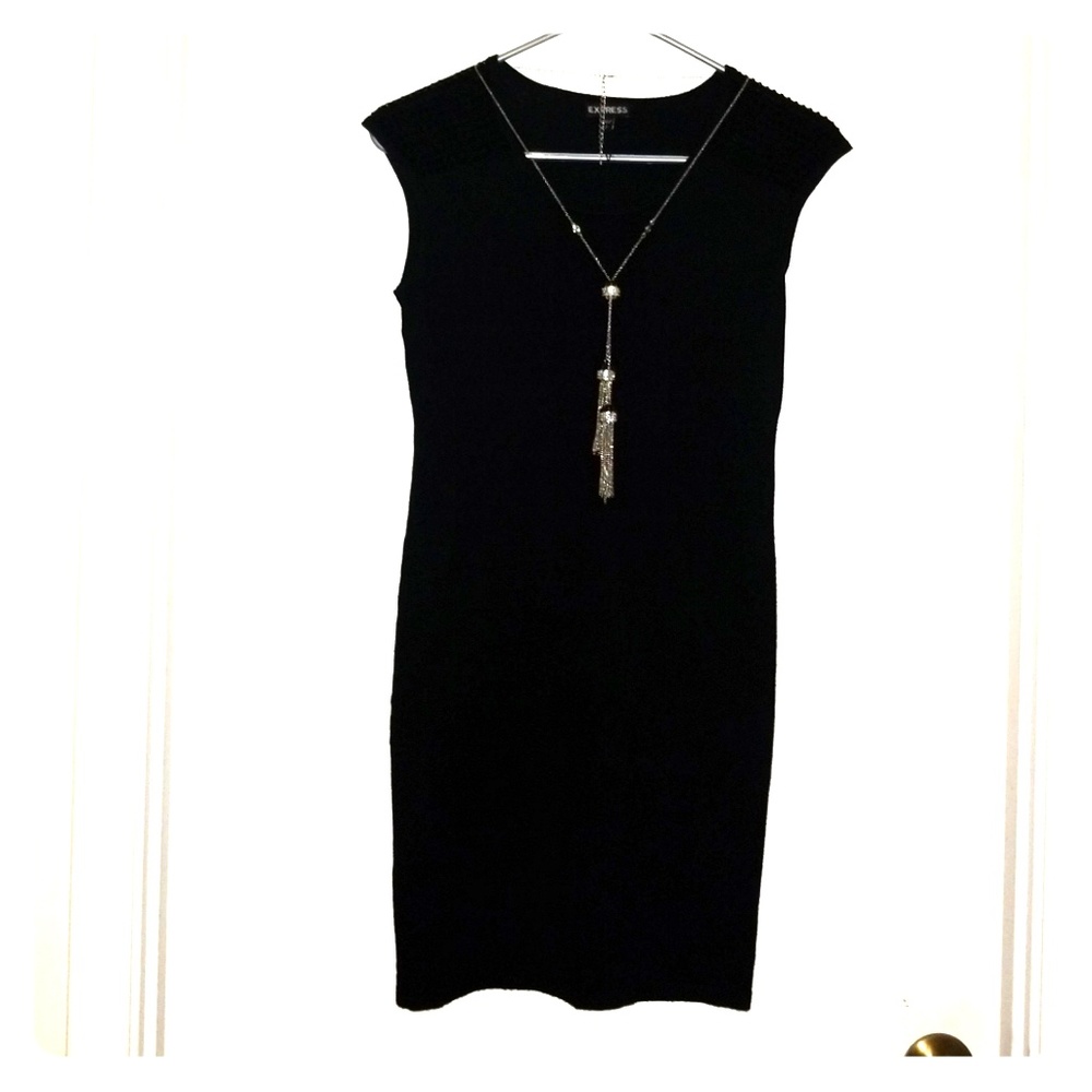 NWT Express Black Sweater Dress